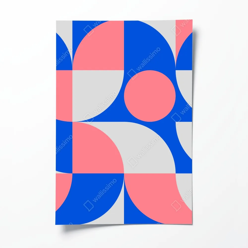 Plakat skandynawska kompozycja geometryczna – Wallissimo® Plakat skandynawska kompozycja geometryczna – Wallissimo®