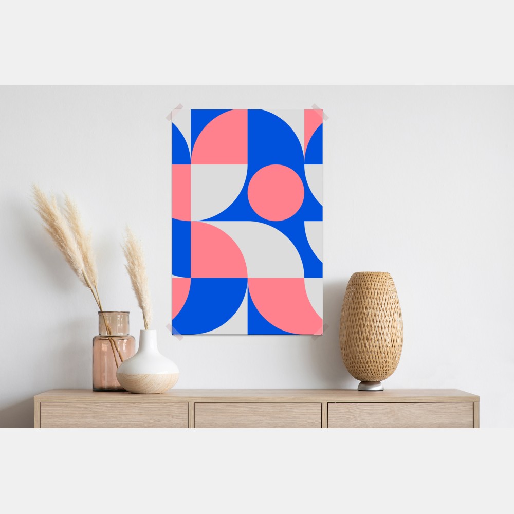 Plakat skandynawska kompozycja geometryczna – Wallissimo® Plakat skandynawska kompozycja geometryczna – Wallissimo®