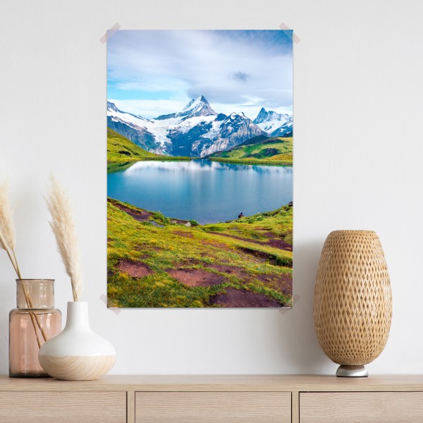 Plakat spokojny poranek nad Bachalpsee, Szwajcaria – Wallissimo® Plakat spokojny poranek nad Bachalpsee, Szwajcaria – Wallissimo®