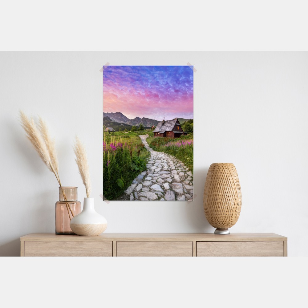 Plakat wschód słońca nad Hala Gasienicowa – Wallissimo® Plakat wschód słońca nad Hala Gasienicowa – Wallissimo®