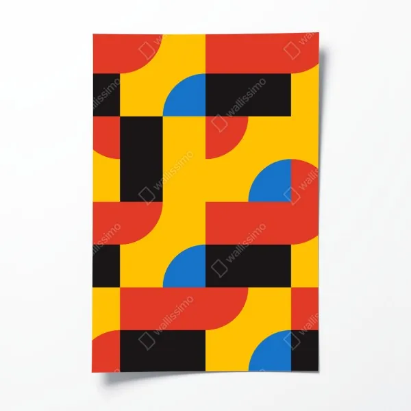 Plakat spokojny brzozowy gaj latem – Wallissimo®