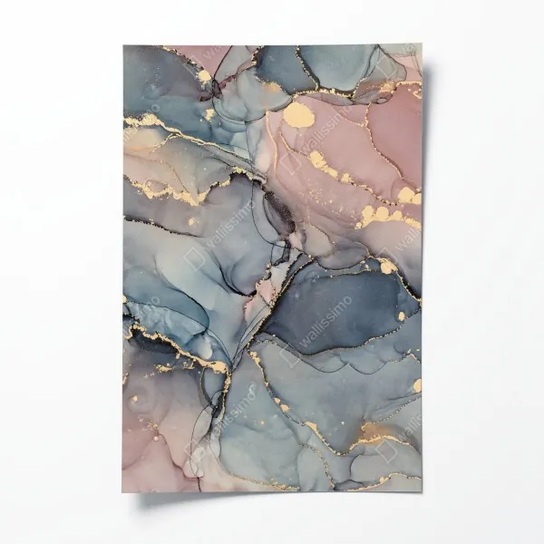 Plakat monochromatyczna stokrotka w zbliżeniu – Wallissimo®